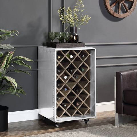 Raini - Wine Cabinet - Aluminum
