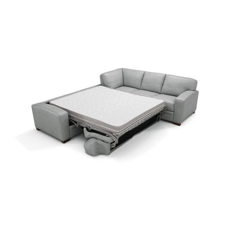 Goma - Sectional Sofa With Sleeper - Light Gray