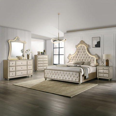Lucienne - Bed With LED