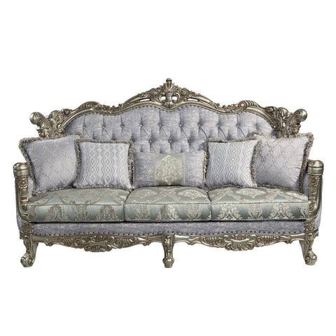 Miliani - Sofa With 5 Pillows - Antique Bronze