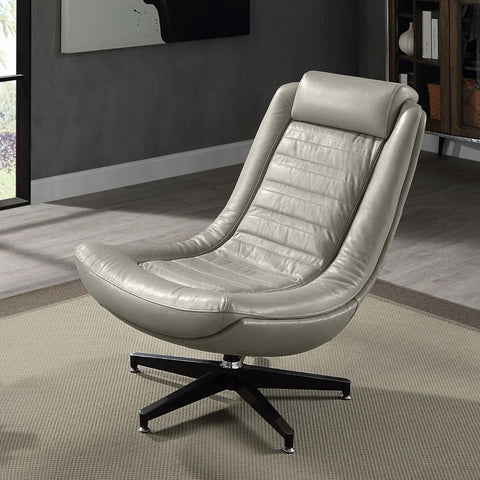 Piran - Accent Chair With Swivel - Twilight