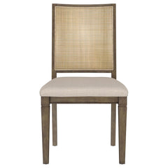 Matisse - Woven Rattan Back Dining Side Chair (Set of 2) - Brown