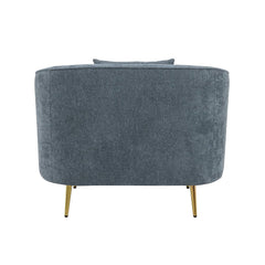 Nakendra - Chair With Pillow - Cobalt Gray