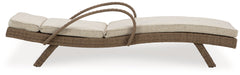 Beachcroft - Beige - Chaise Lounge With Cushion