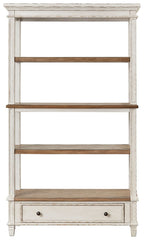 Realyn - Brown / White - Bookcase