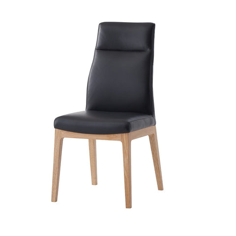 Raquan - Side Chair (Set of 2) - Black & Walnut