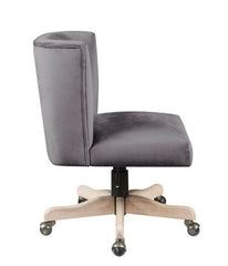 Cliasca - Office Chair - Gray Velvet