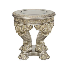 Danae - End Table - Champagne & Gold Finish - 27"