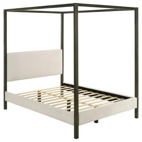 Monroe - Upholstered Canopy Platform Bed
