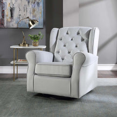 Zeger - Swivel Chair - Gray Fabric
