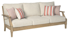 Clare View - Beige - Sofa With Cushion