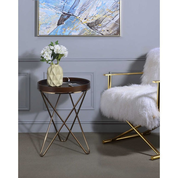 Crary - Accent Table - Champagne