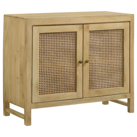 Amaryllis - Woven Cane Doors Accent Cabinet