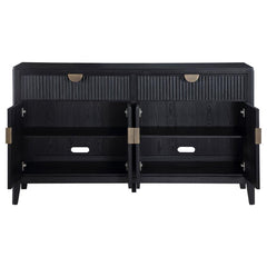 Brookmead - 2-Drawer Sideboard Buffet With Storage Cabinet - Black