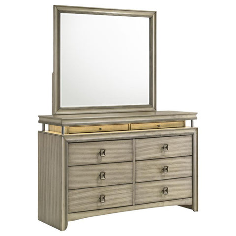 Dresser Mirror - Rustic Beige