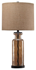Laurentia - Champagne - Glass Table Lamp