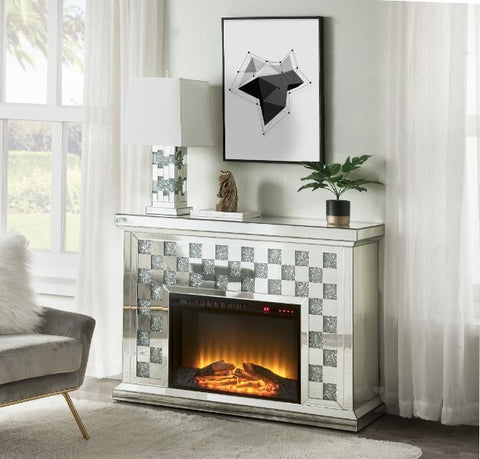 Noralie - Fireplace - Mirrored