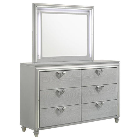 Dresser Mirror - Light Silver