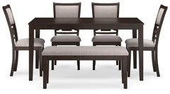 Langwest - Brown - Dining Room Table Set (Set of 6)