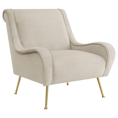 Ricci - Upholstered Saddle Arms Accent Chair