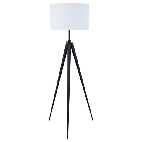 Harrington - Tripod Legs Floor Lamp - White And Black